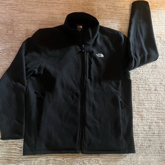 Men’s The North Face Charcoal Gray/Black Fleece Pullover Sz: XL - Picture 1 of 3